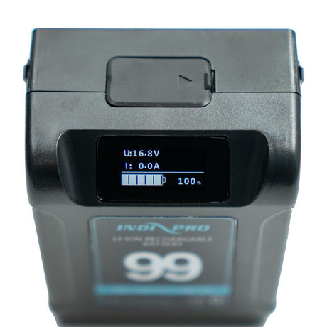 Alpha Series 99Wh Li-Ion V-Mount Battery (Black Color) and D-Tap Pro Charger (2.5A) Kit