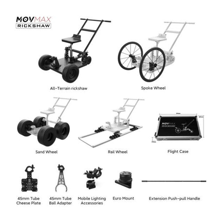 MOVMAX All-Terrain Rickshaw Complete Combo