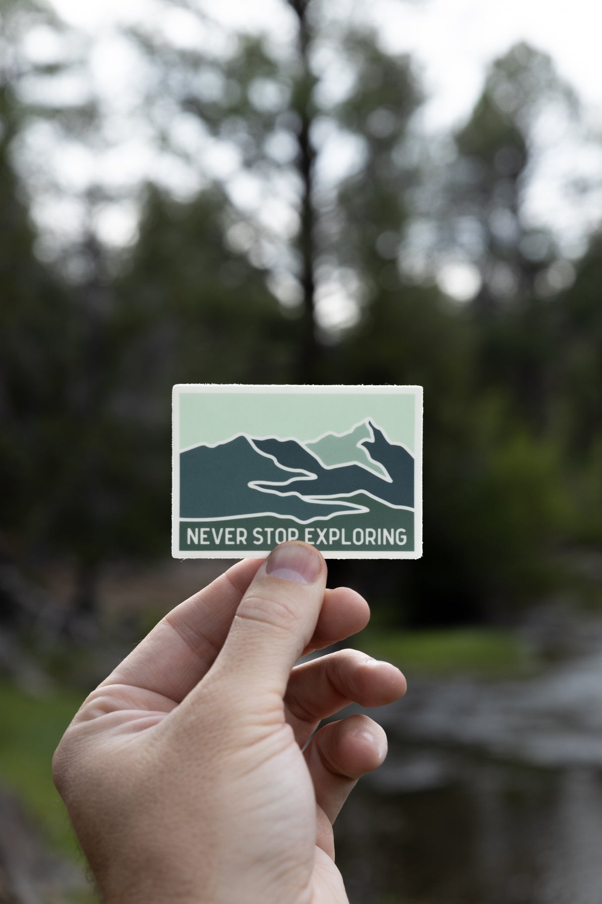 Never Stop Exploring Sticker