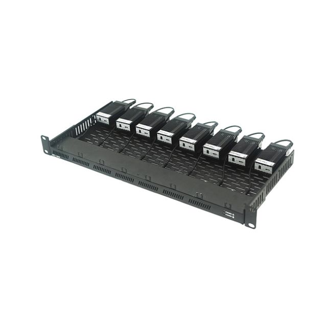 OptoLink 19" 1RU Power Supply Frame for Optical Modules