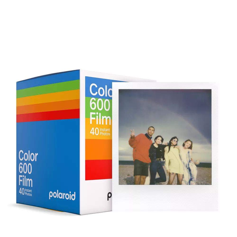 Polaroid Color 600 Film (5-Pack, 40 Instant Photos) — box with instant photo