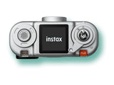 Fujifilm Instax Pal 2 Digital Camera - Black — top with LCD and controls