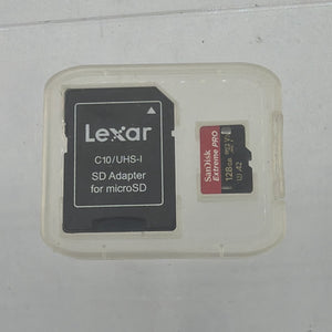 Used — SanDisk Extreme Pro microSD 128GB Camera