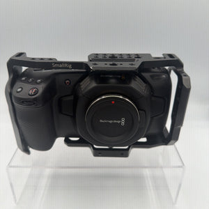 Used — Blackmagic Design Pocket Cinema Camera 4K with Smallrig cage and battery