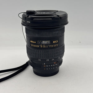 Used — Nikon AF Nikkor 18-35mm f/3.5-4.5 D ED Lens