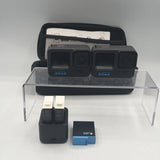 Used GoPro Hero 10 and 11 with 3 batteries