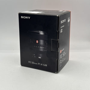 (Open Box) Sony FE 50mm F1.4 GM Lens