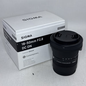 Used Sigma 18-50mm f/2.8 DC DN Contemporary Sony E-Mount Lens