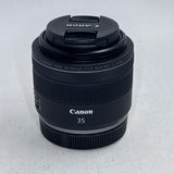 Used Canon RF 35mm F1.8 Macro IS STM Lens
