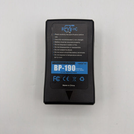 Used Reytric BP-190 V-Mount Battery