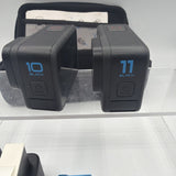 Used GoPro Hero 10 and 11 with 3 batteries