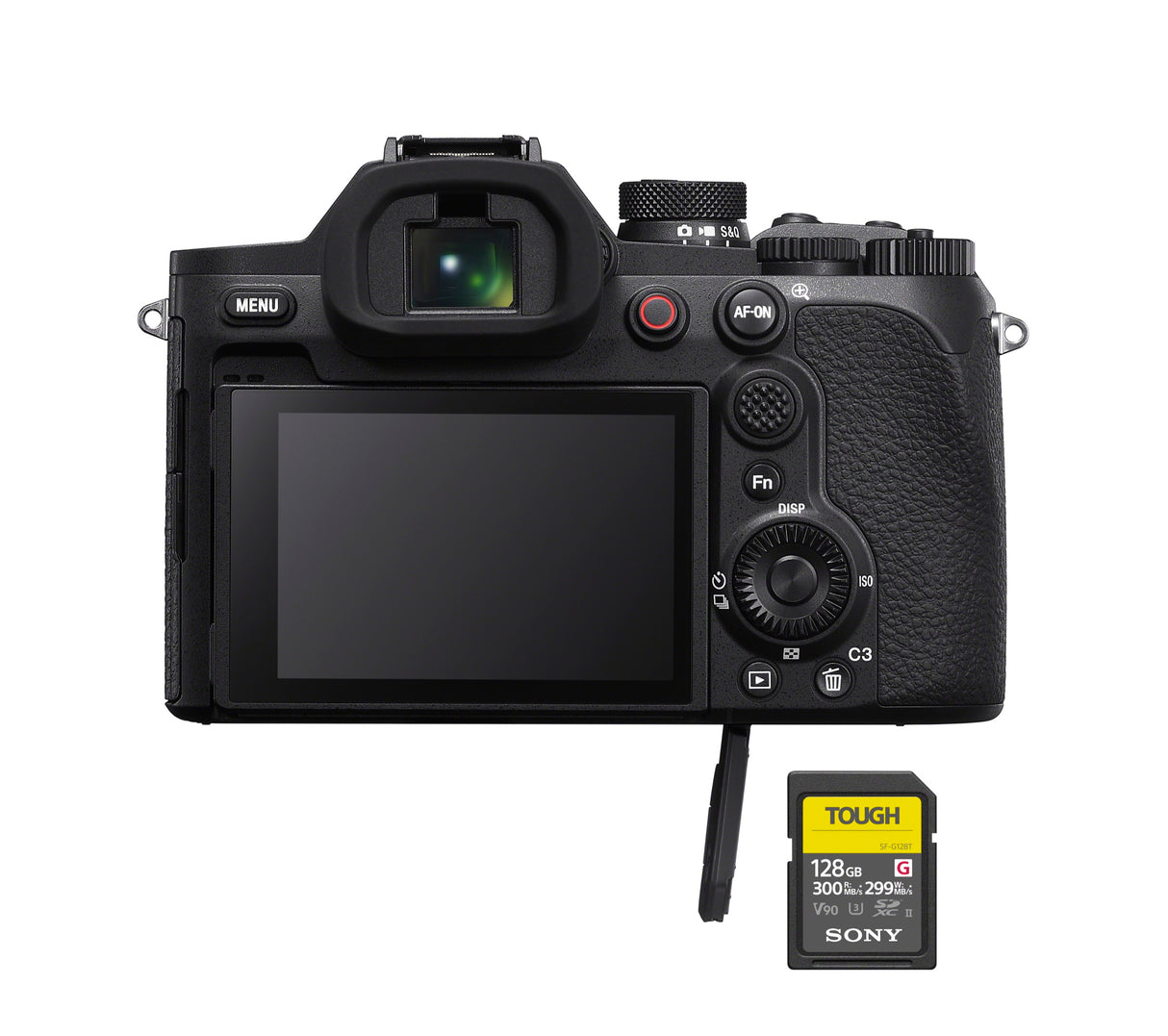 Sony RX10 V memory card and battery compartment