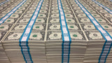 $100 Full Print New Series Stack