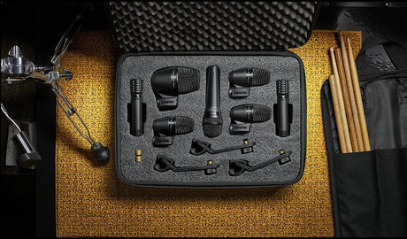 Shure PGADRUMKIT7 Drum Microphone Kit SUB SNAKE RIG