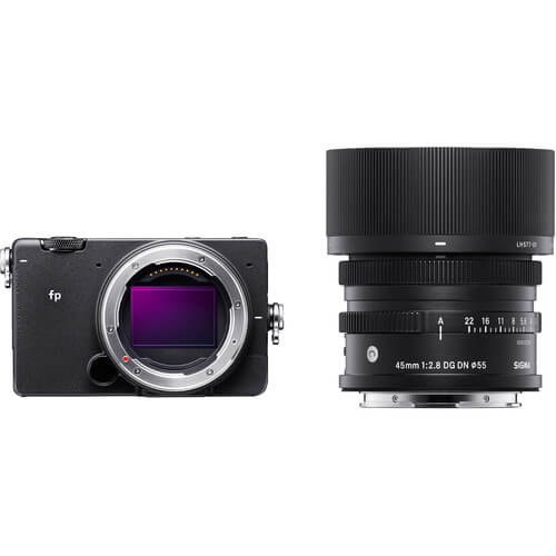 Sigma fp Mirrorless Digital Camera with 45mm f/2.8 Lens