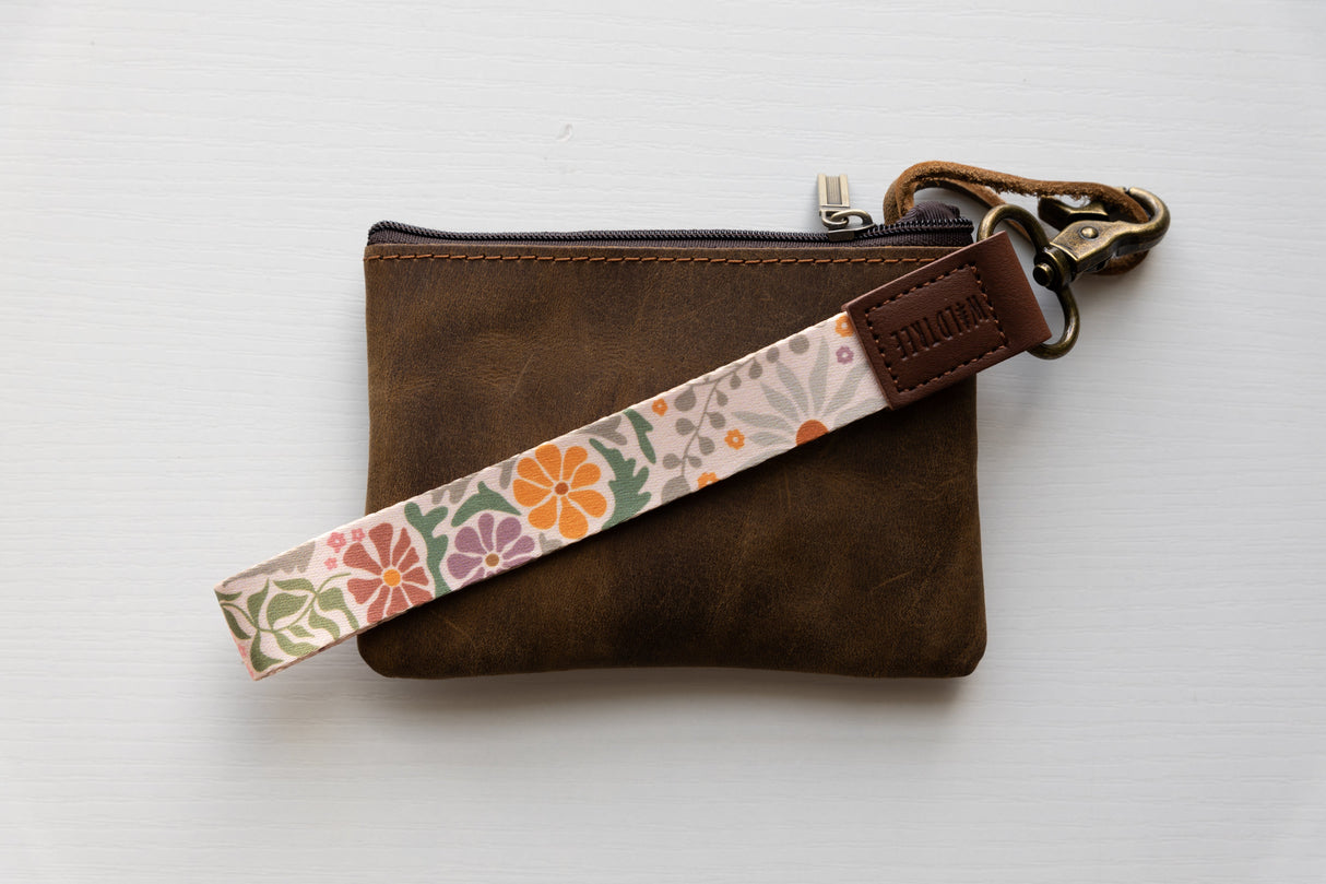 Sunset Floral Wristlet Keychain