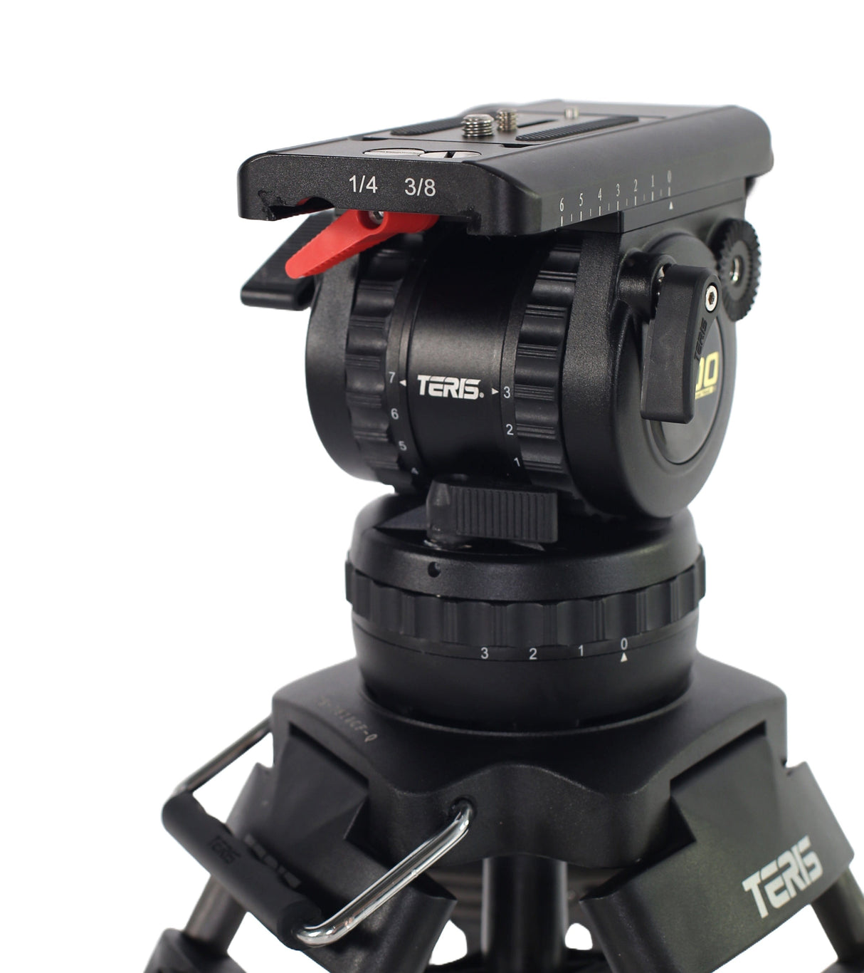 Teris TS100CF-Q Fluid Head & Tripod Kit (Carbon Fiber)