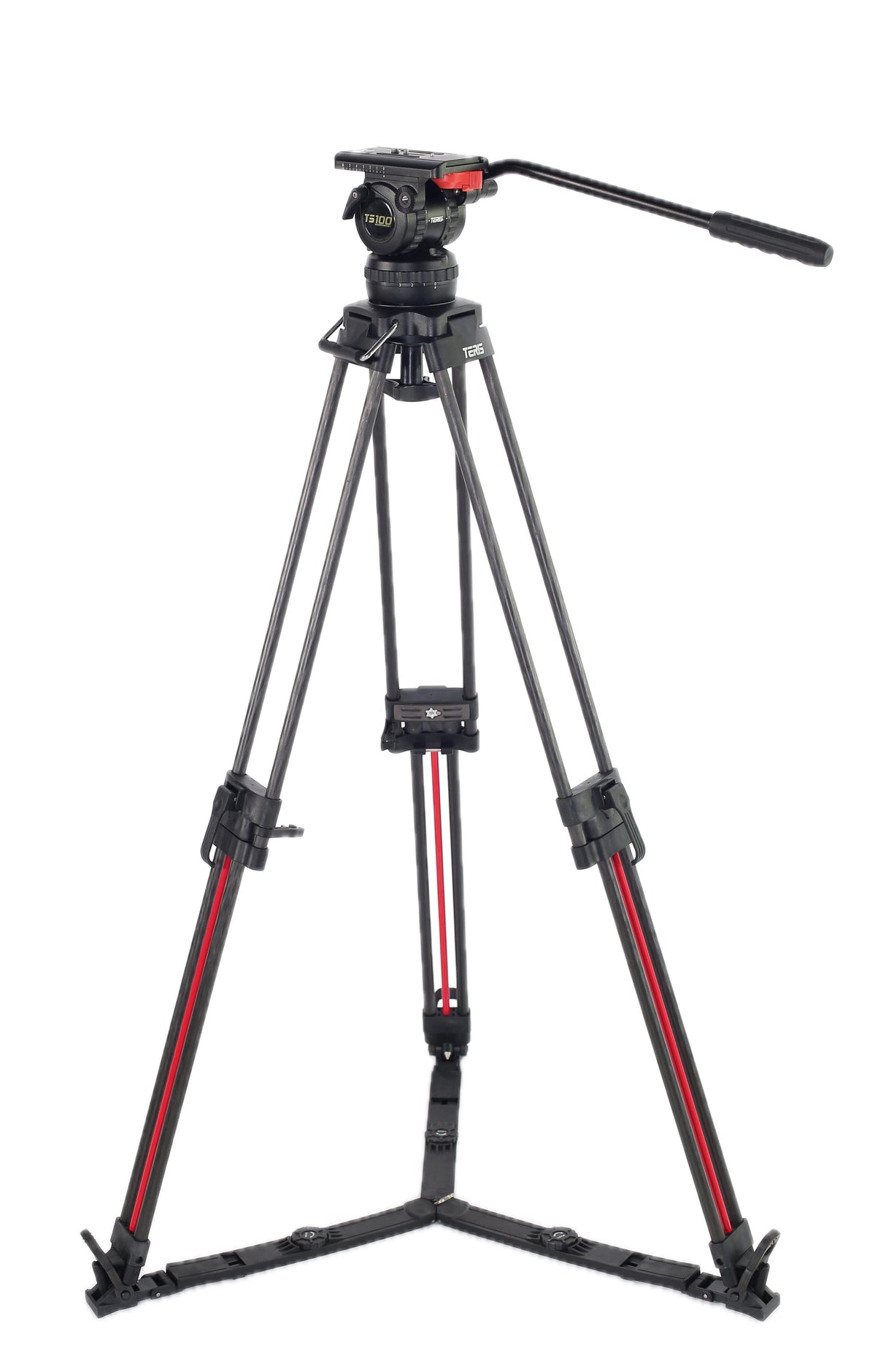 Teris TS100CF-Q Fluid Head & Tripod Kit (Carbon Fiber)