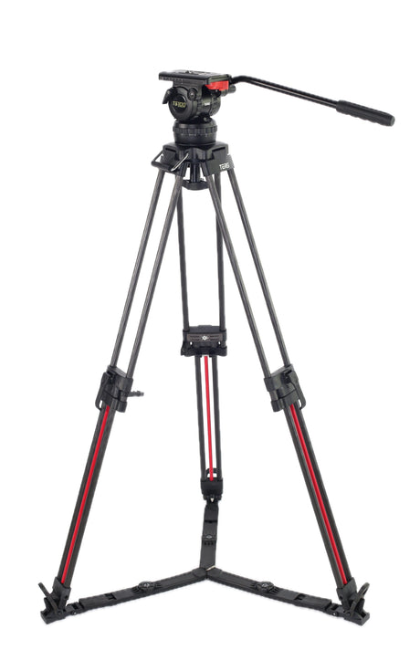 Indipro Tools Teris TS100CF-Q Fluid Head & Tripod Kit (Carbon Fiber)