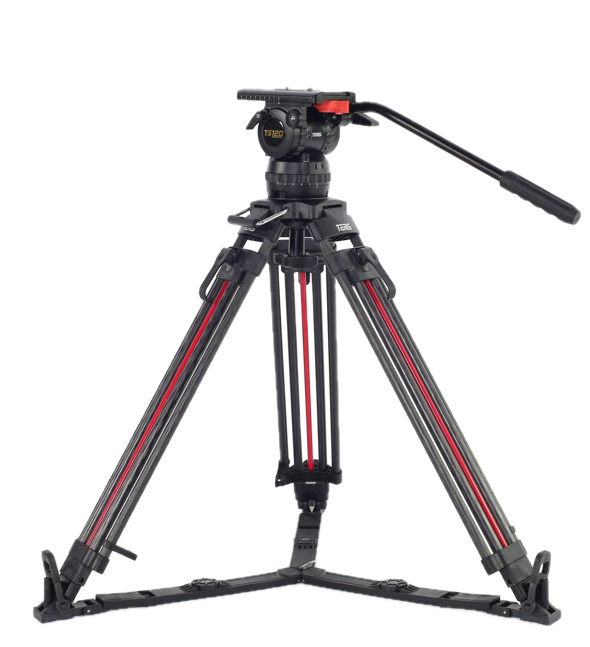 Teris TS120CF-Q Fluid Head & Tripod Kit (Carbon Fiber)