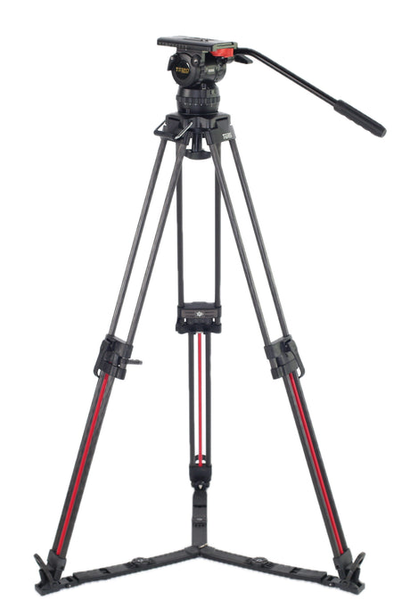 Indipro Tools Teris TS120CF-Q Fluid Head & Tripod Kit (Carbon Fiber)