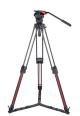 Teris TSN6CF-Q PLUS Fluid Head & Tripod Kit (Carbon Fiber)