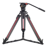 Teris TSN6CF-Q PLUS Fluid Head & Tripod Kit (Carbon Fiber)