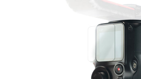 Tilta TGA-PK screen protector applied to the DJI RS 2 touchscreen