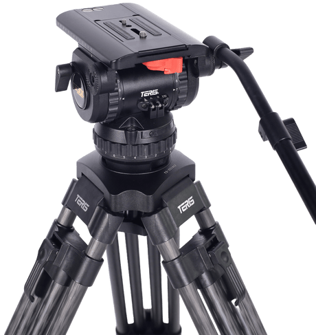 Indipro Tools Teris TS300CF Fluid Head and Tripod Kit