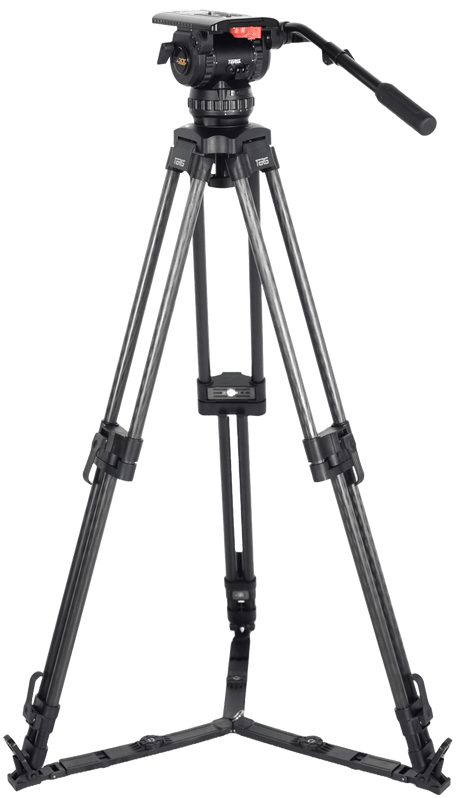 Indipro Tools Teris TS300CF Fluid Head and Tripod Kit