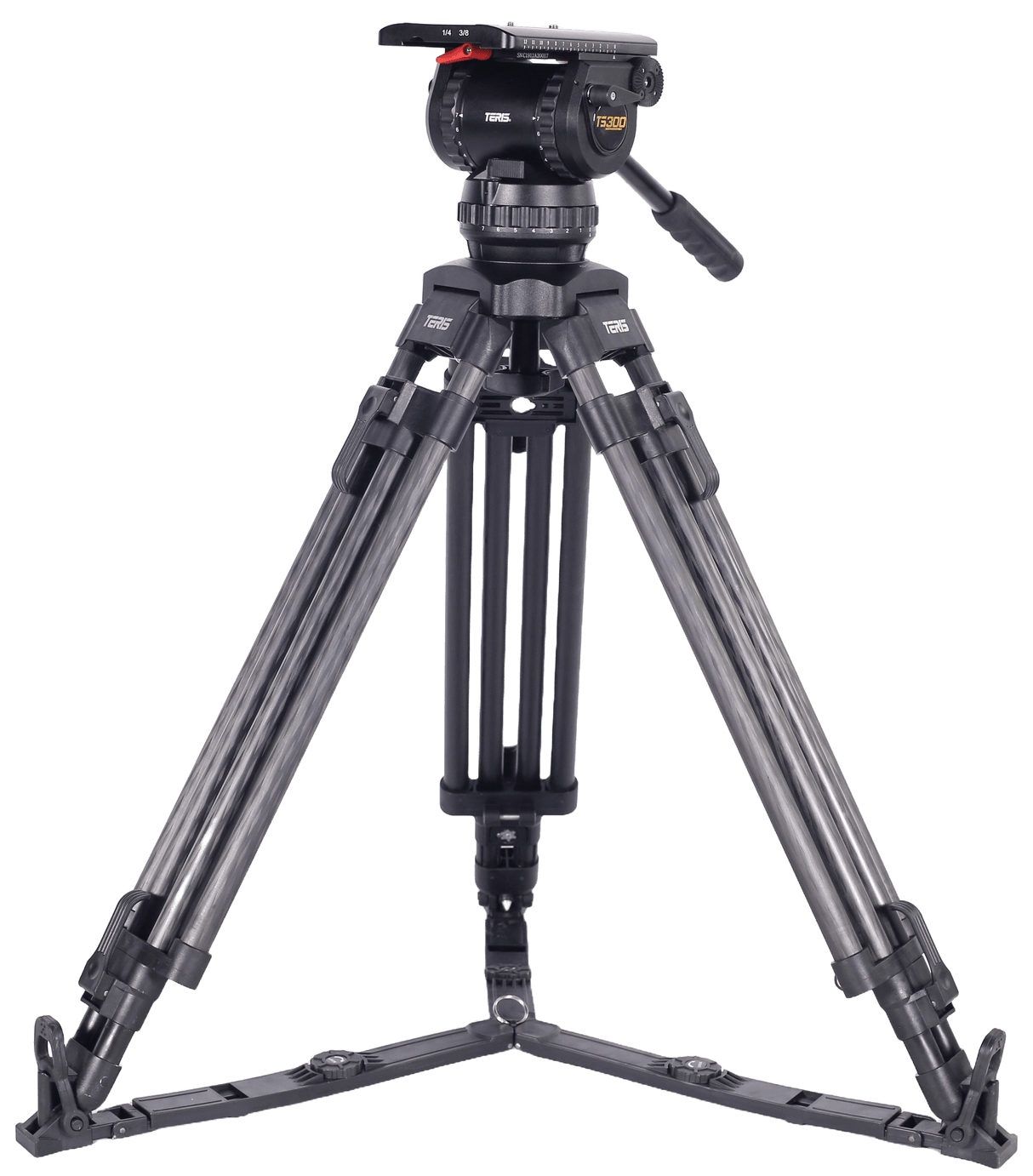 Teris TS300CF Fluid Head and Tripod Kit