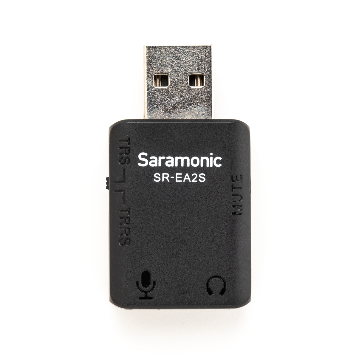 SR-EA2S USB Audio Interface w/ 3.5mm TRS or TRRS Mic Input, Headphone Out & Mute for Computers, More