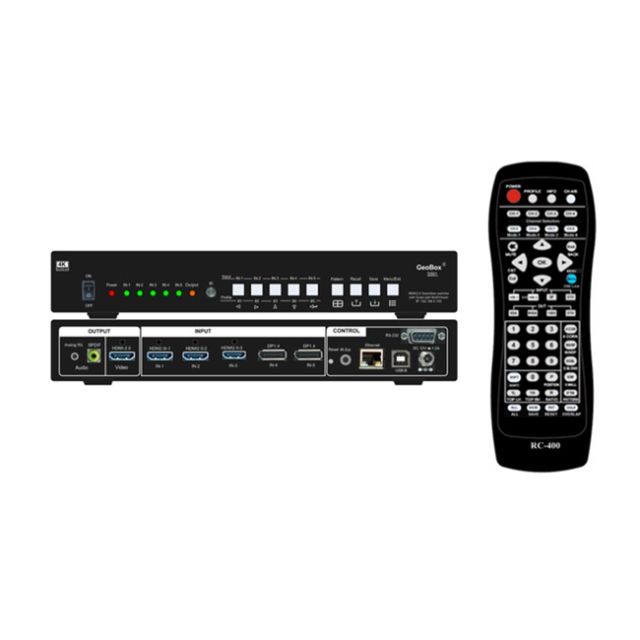 VigilLink S901 5x1 Seamless UHD Switcher with Quad Split Views
