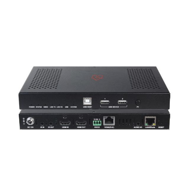 VigilLink SDVoE 10G HDMI 4K60 4:4:4 over IP with Videowall and Multiview with Icron USB 2.0 and Dante Fiber Transceiver