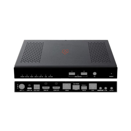 VigilLink SDVoE Transceiver over Copper/Fiber With Switching USB-C (Video & USB 2.0) and HDMI Inputs