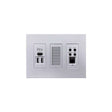 VigilLink SDVoE Wall Plate AV Signal Transmitter with HDMI and Icron USB-C (US)