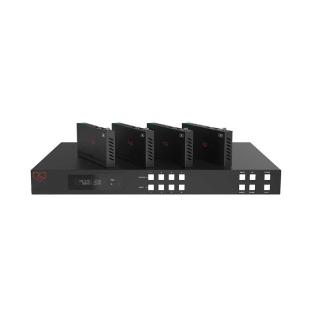 VigilLink 4x4 HDMI 2.0 Matrix over HDBaseT (150m, 18Gbps)