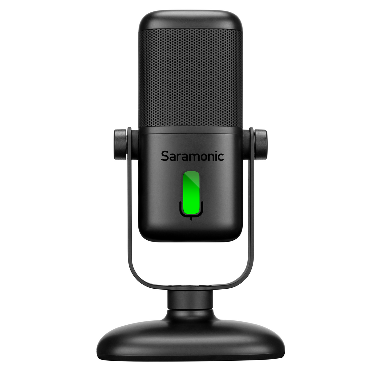 SR-MV2000 Large Diaphragm USB Studio Mic w/ Magnetic Stand, Headphone Out for Computers & Mobile