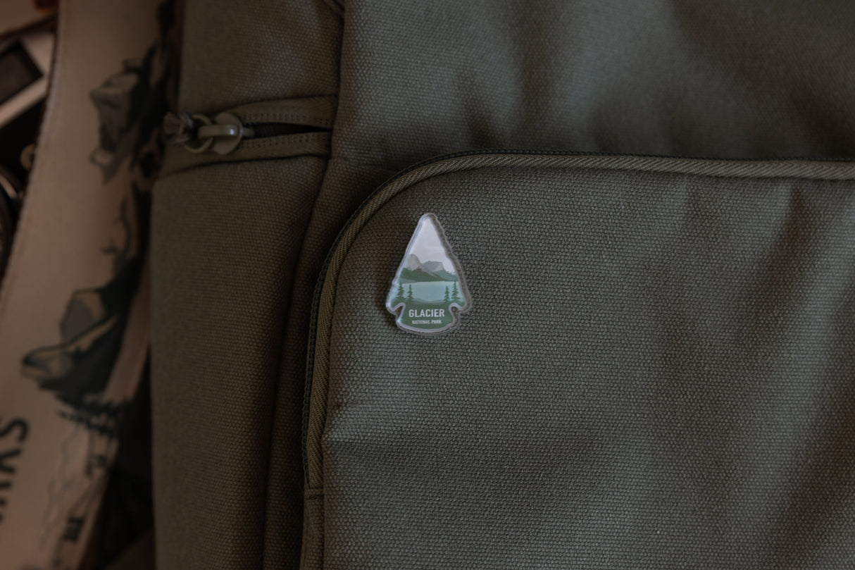 Glacier National Park Acrylic Pin
